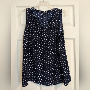 41 Hawthorne Navy sleeveless top from Stitch Fix, size large